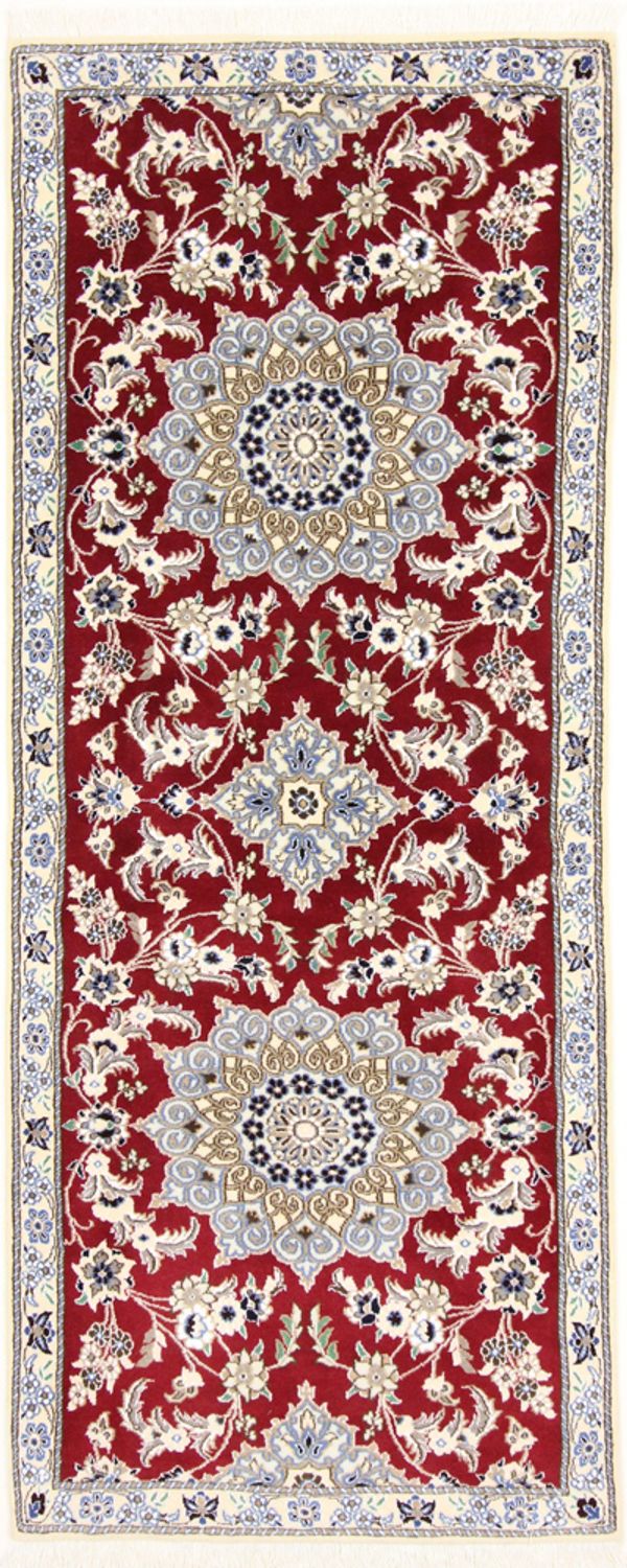 Tappeto corsia Tappeto Persero - Nain - Reale - 203 x 81 cm - rosso