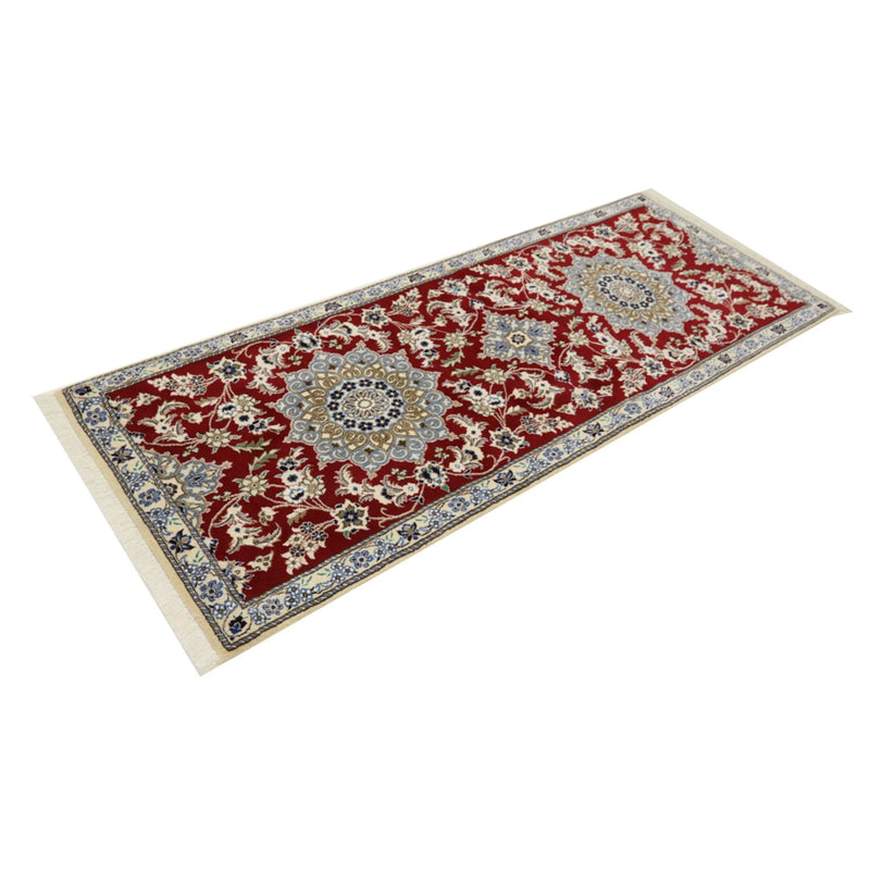 Tappeto corsia Tappeto Persero - Nain - Reale - 203 x 81 cm - rosso