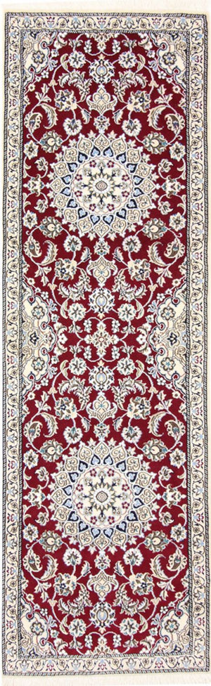 Tappeto corsia Tappeto Persero - Nain - Reale - 197 x 62 cm - rosso