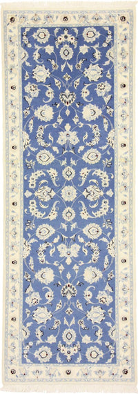 Tappeto corsia Tappeto Persero - Nain - Reale - 207 x 69 cm - blu