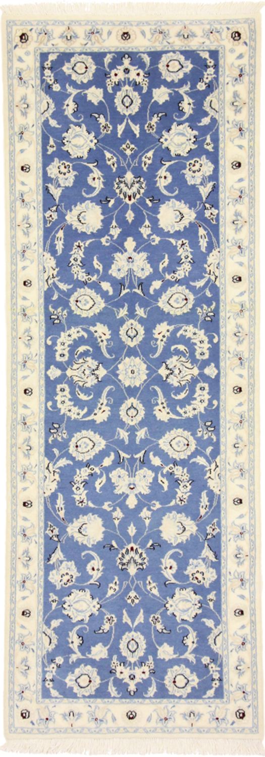Tappeto corsia Tappeto Persero - Nain - Reale - 207 x 69 cm - blu