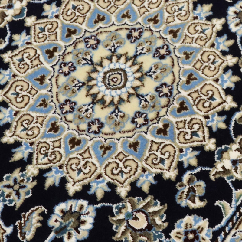 Tappeto corsia Tappeto Persero - Nain - Reale - 196 x 61 cm - blu scuro