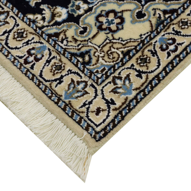 Tappeto corsia Tappeto Persero - Nain - Reale - 196 x 61 cm - blu scuro