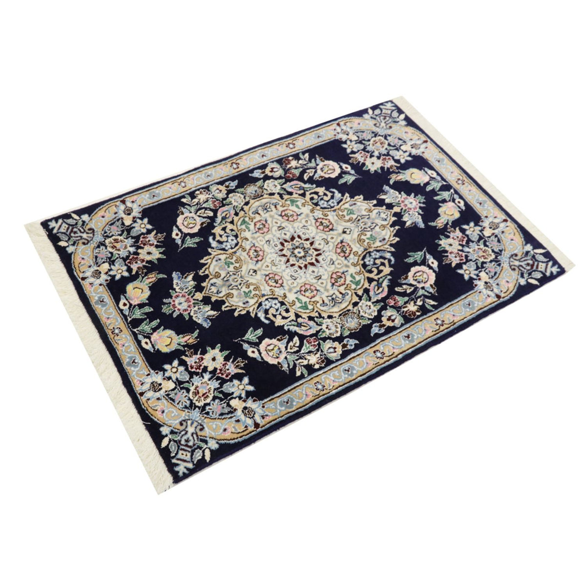 Tappeto Persero - Nain - Reale - 90 x 60 cm - blu scuro