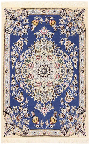 Tappeto Persero - Nain - Reale - 90 x 60 cm - blu