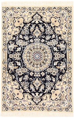 Tappeto Persero - Nain - Reale - 90 x 60 cm - blu scuro