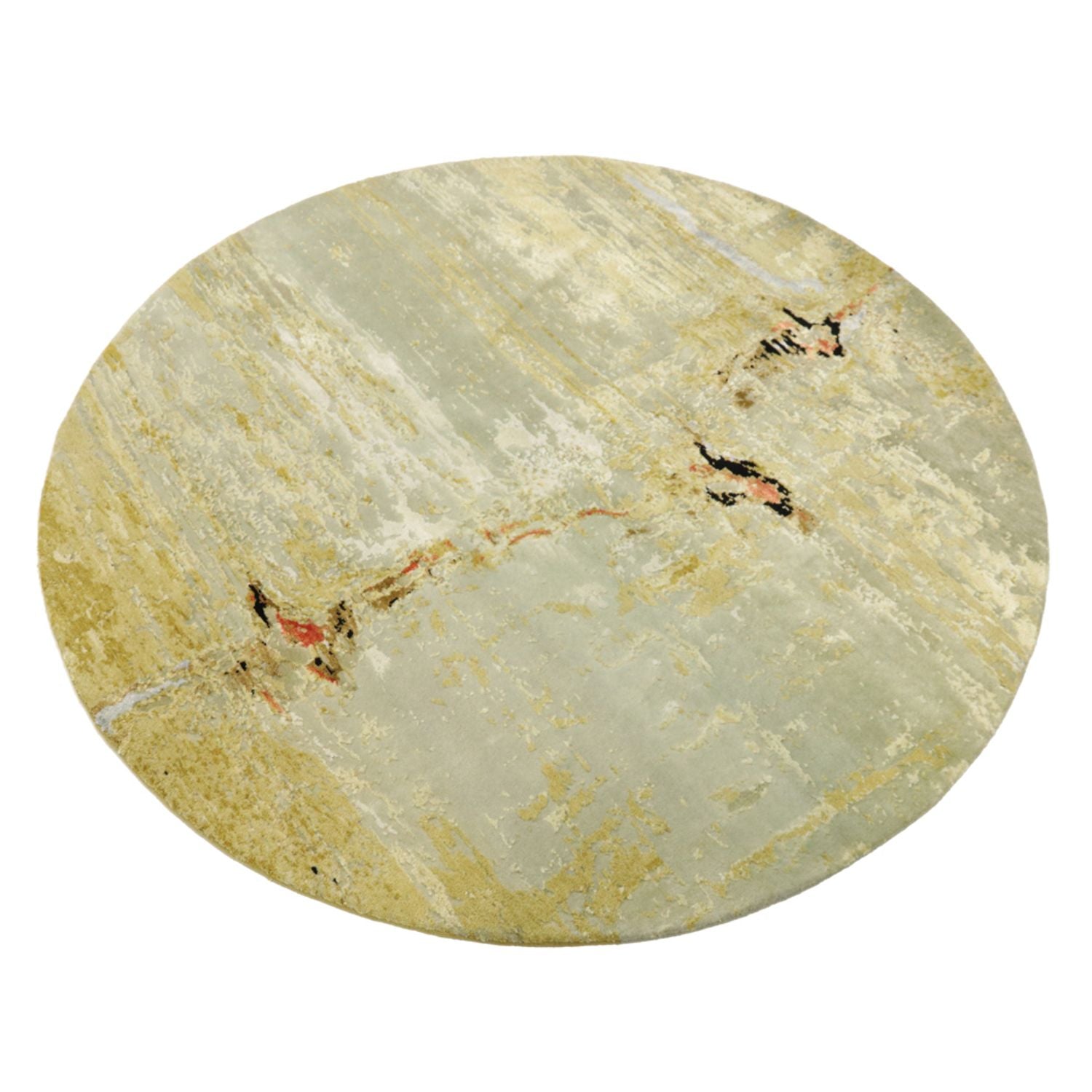 Tappeto di design rotondo  - 202 x 202 cm - multicolore
