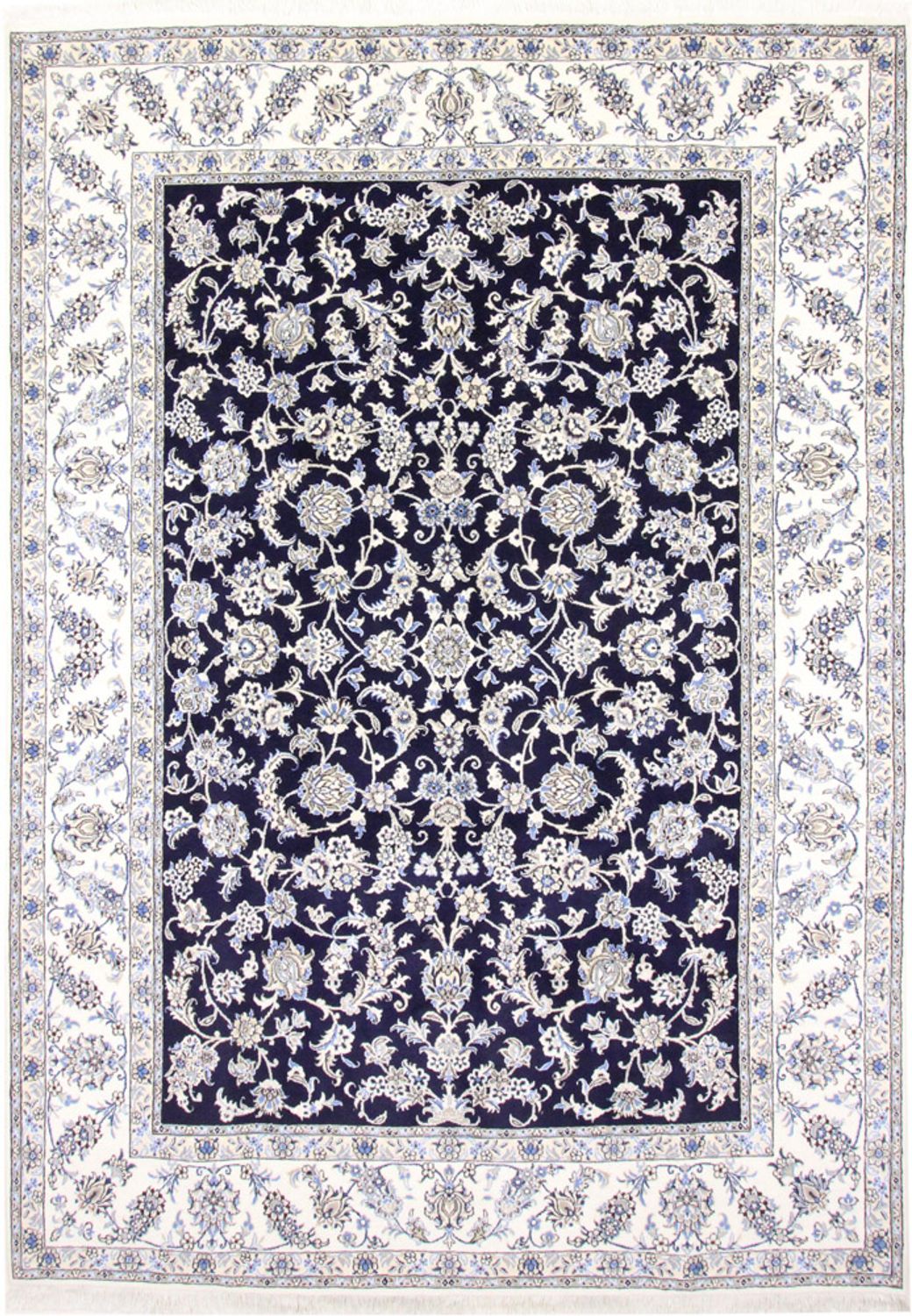 Tappeto Persero - Nain - 338 x 240 cm - blu scuro