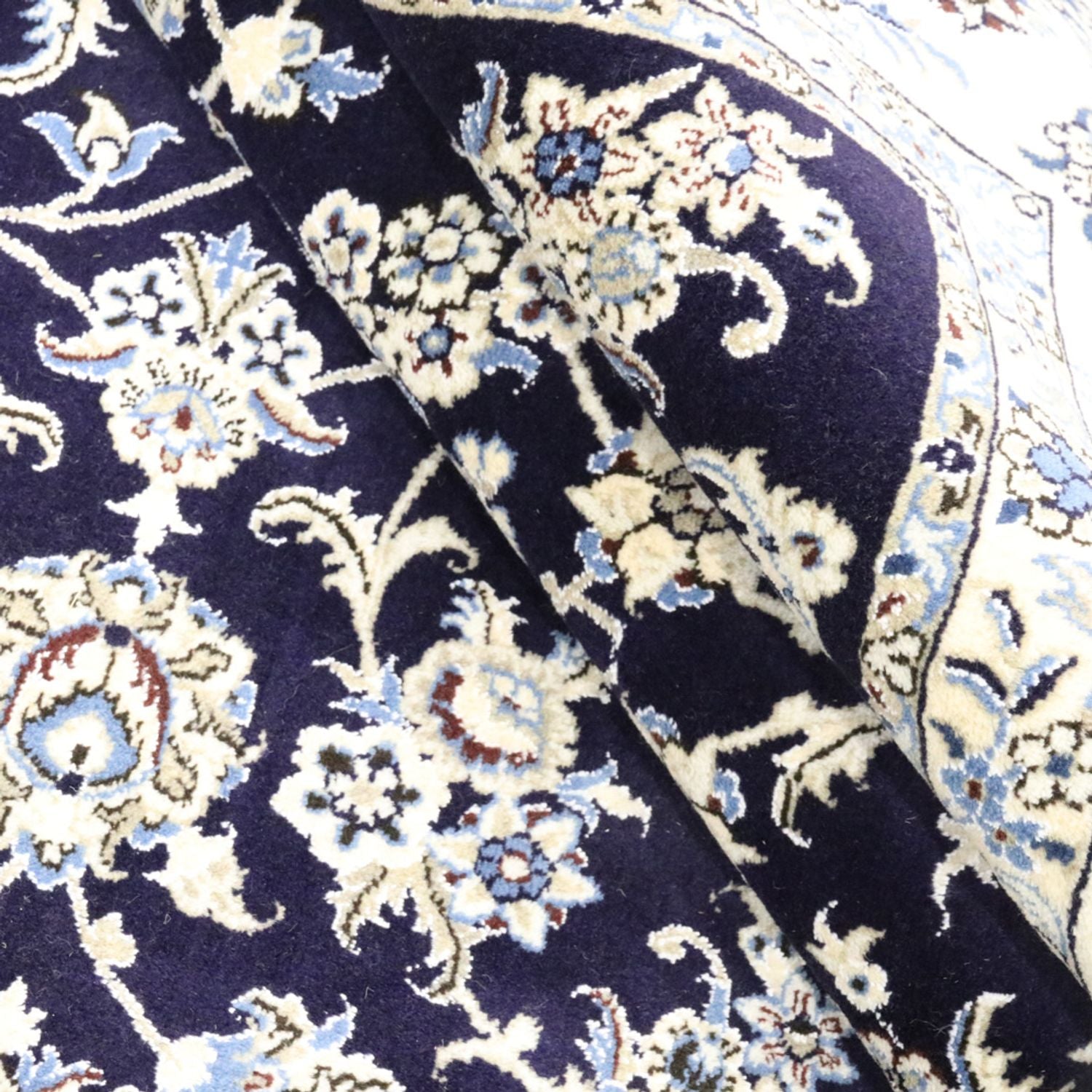 Tappeto Persero - Nain - 338 x 240 cm - blu scuro