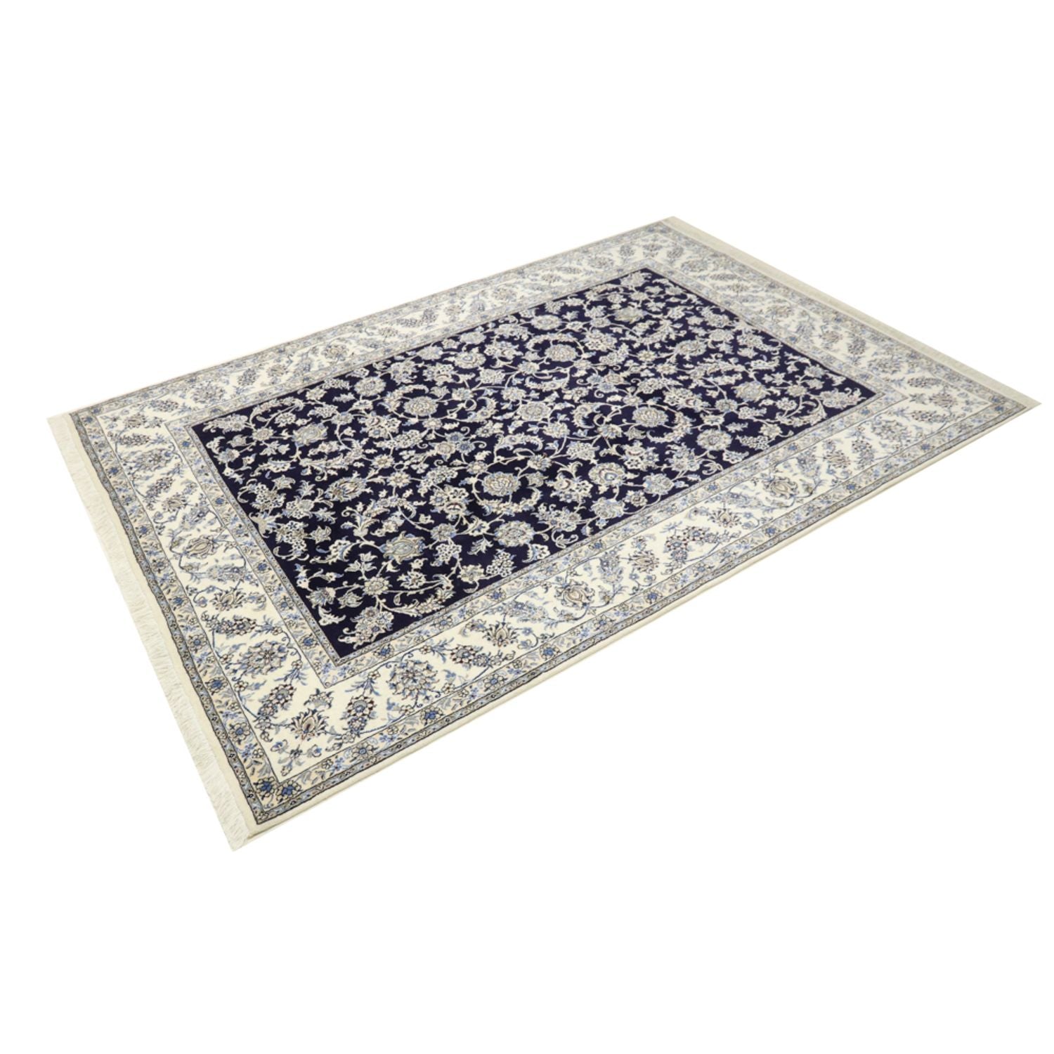 Tappeto Persero - Nain - 338 x 240 cm - blu scuro