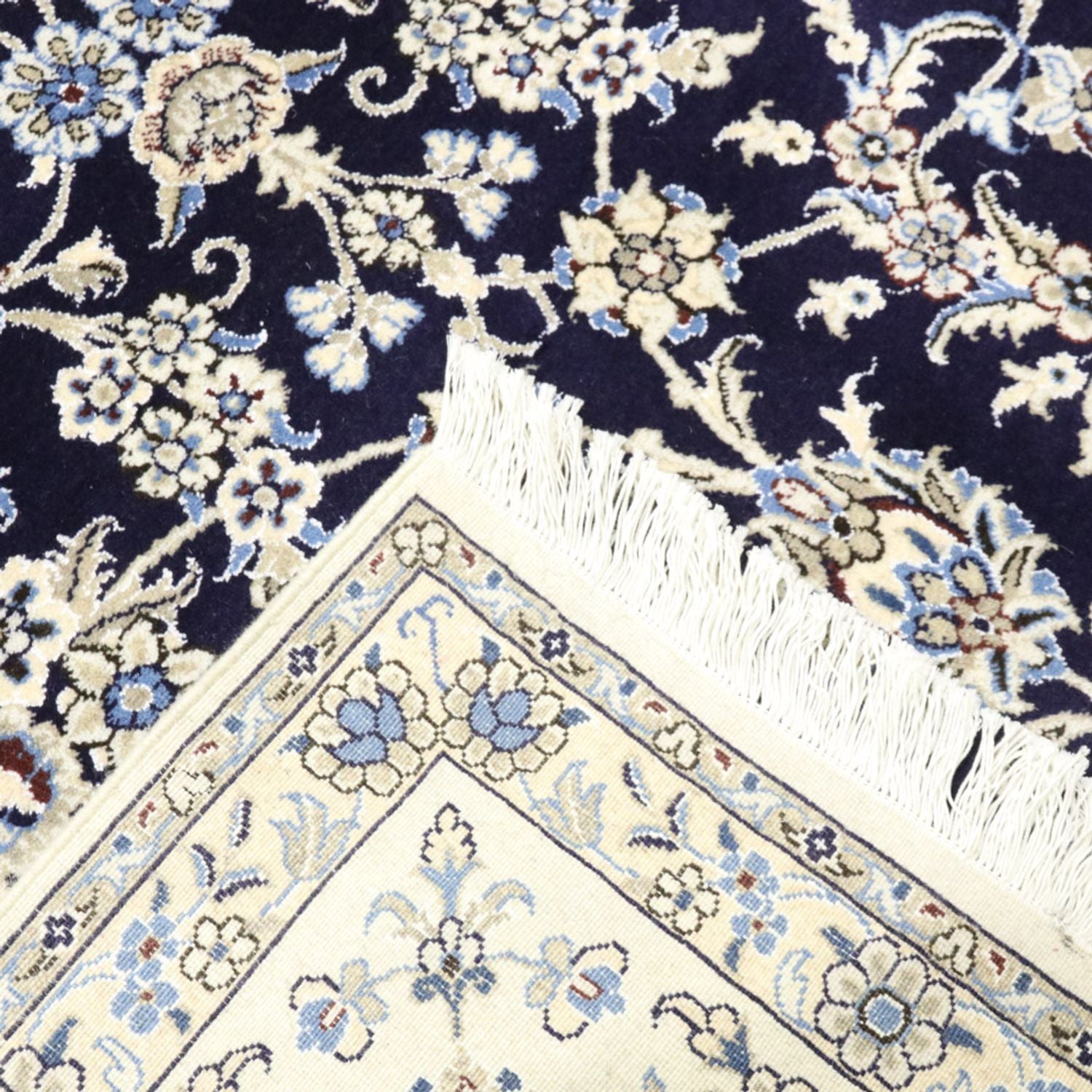 Tappeto Persero - Nain - 338 x 240 cm - blu scuro