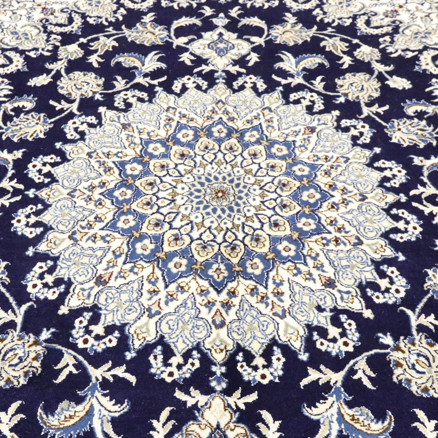 Tappeto Persero - Nain - 297 x 240 cm - blu scuro
