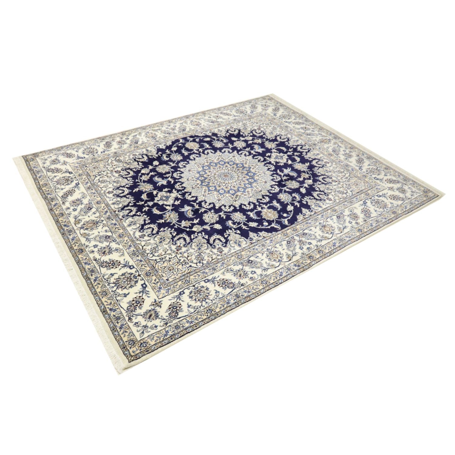 Tappeto Persero - Nain - 297 x 240 cm - blu scuro