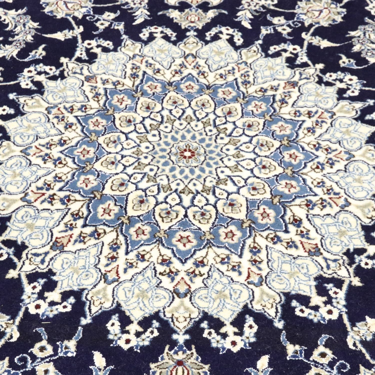 Tappeto Persero - Nain - 344 x 246 cm - blu scuro