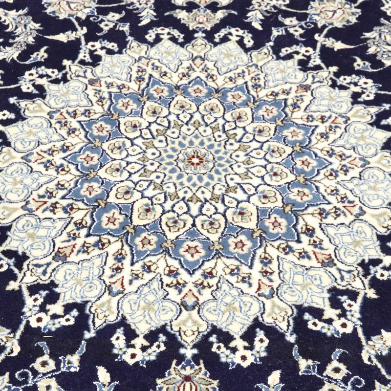 Tappeto Persero - Nain - 344 x 246 cm - blu scuro