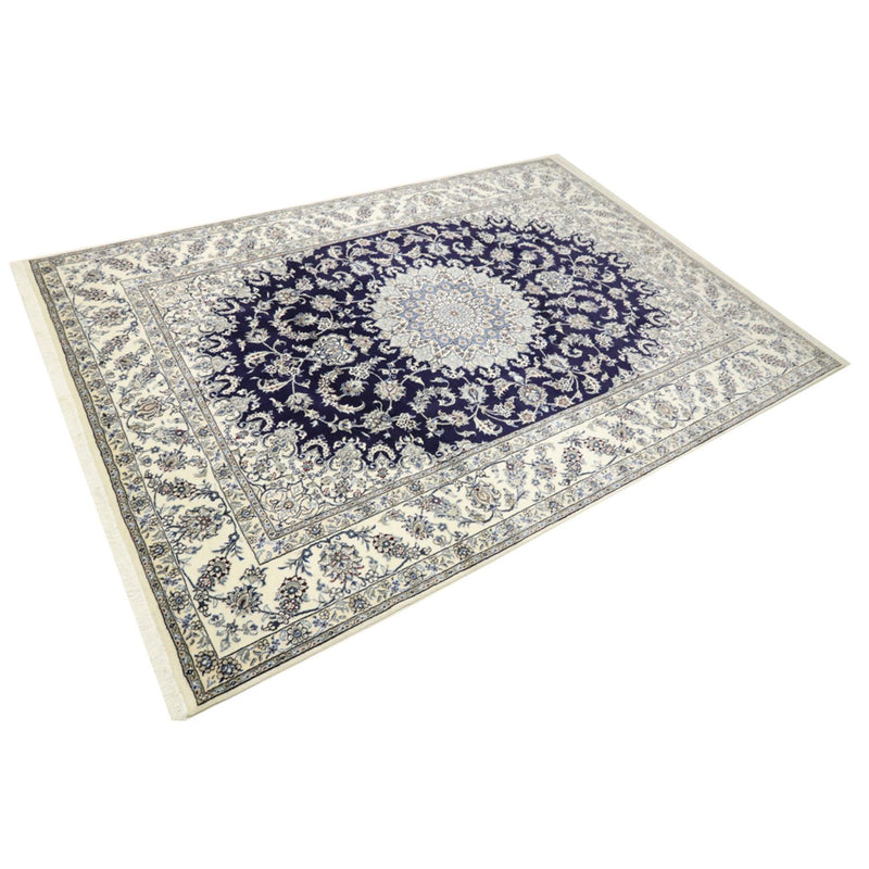 Tappeto Persero - Nain - 344 x 246 cm - blu scuro