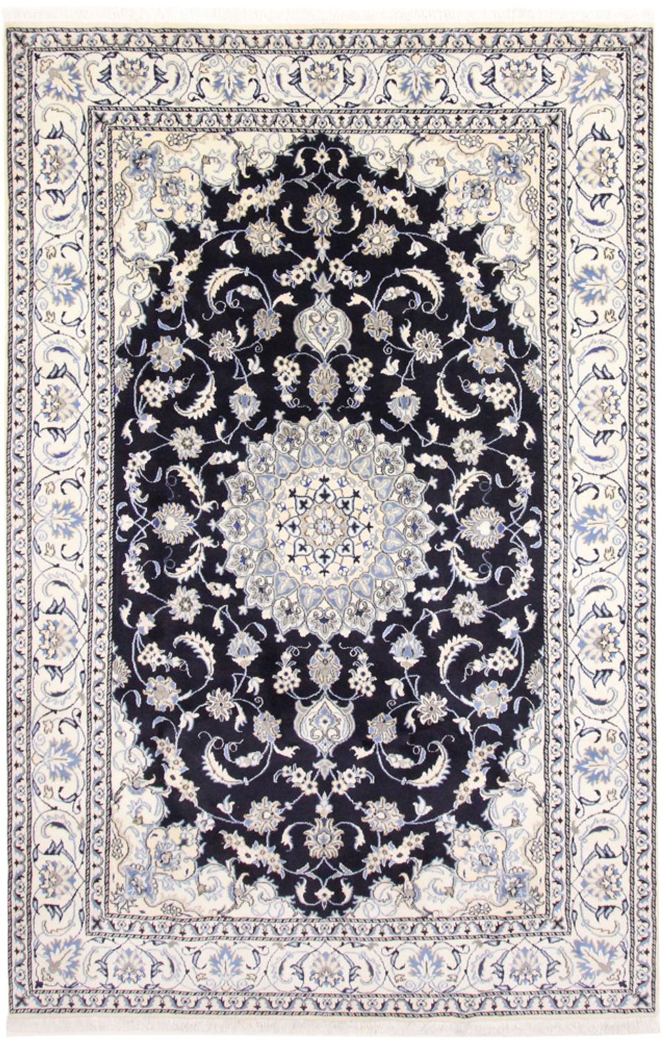 Tappeto Persero - Nain - 294 x 195 cm - blu scuro