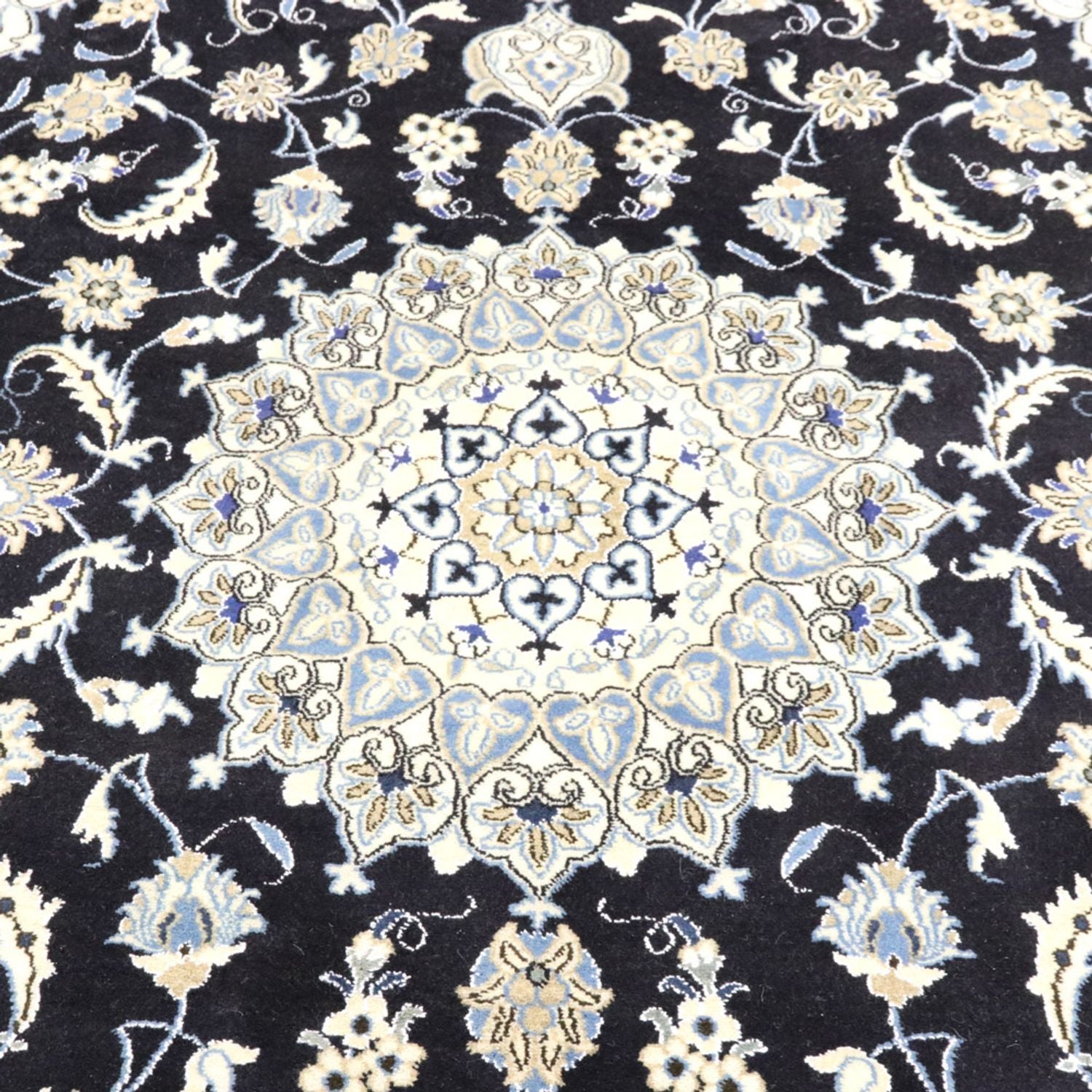 Tappeto Persero - Nain - 294 x 195 cm - blu scuro