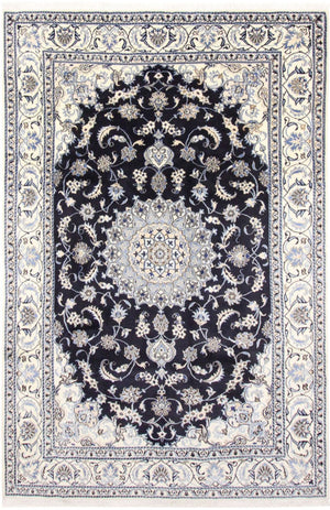 Tappeto Persero - Nain - 294 x 194 cm - blu scuro