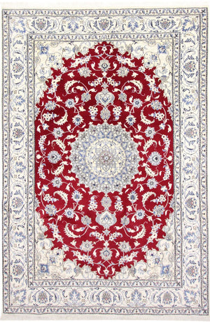 Tappeto Persero - Nain - 292 x 194 cm - rosso
