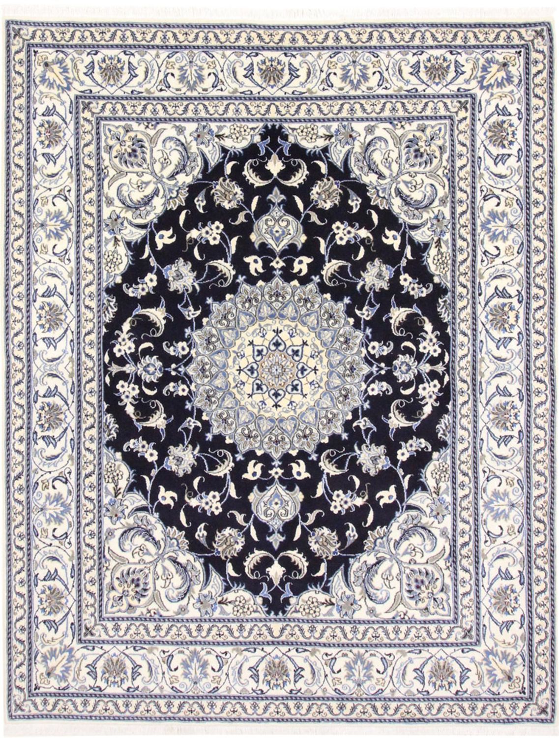 Tappeto Persero - Nain - 250 x 197 cm - blu scuro