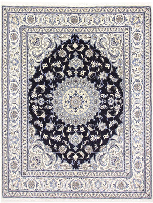 Tappeto Persero - Nain - 250 x 197 cm - blu scuro