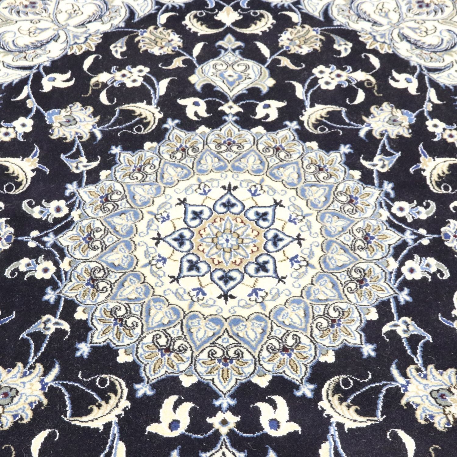 Tappeto Persero - Nain - 250 x 197 cm - blu scuro