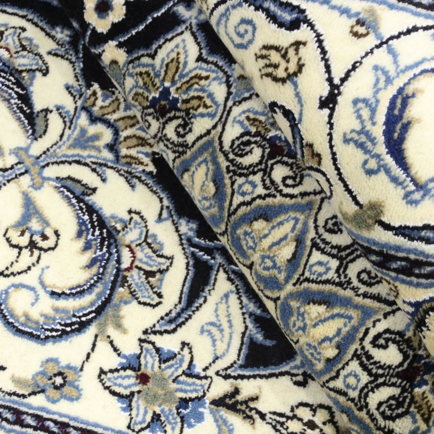 Tappeto Persero - Nain - 250 x 197 cm - blu scuro