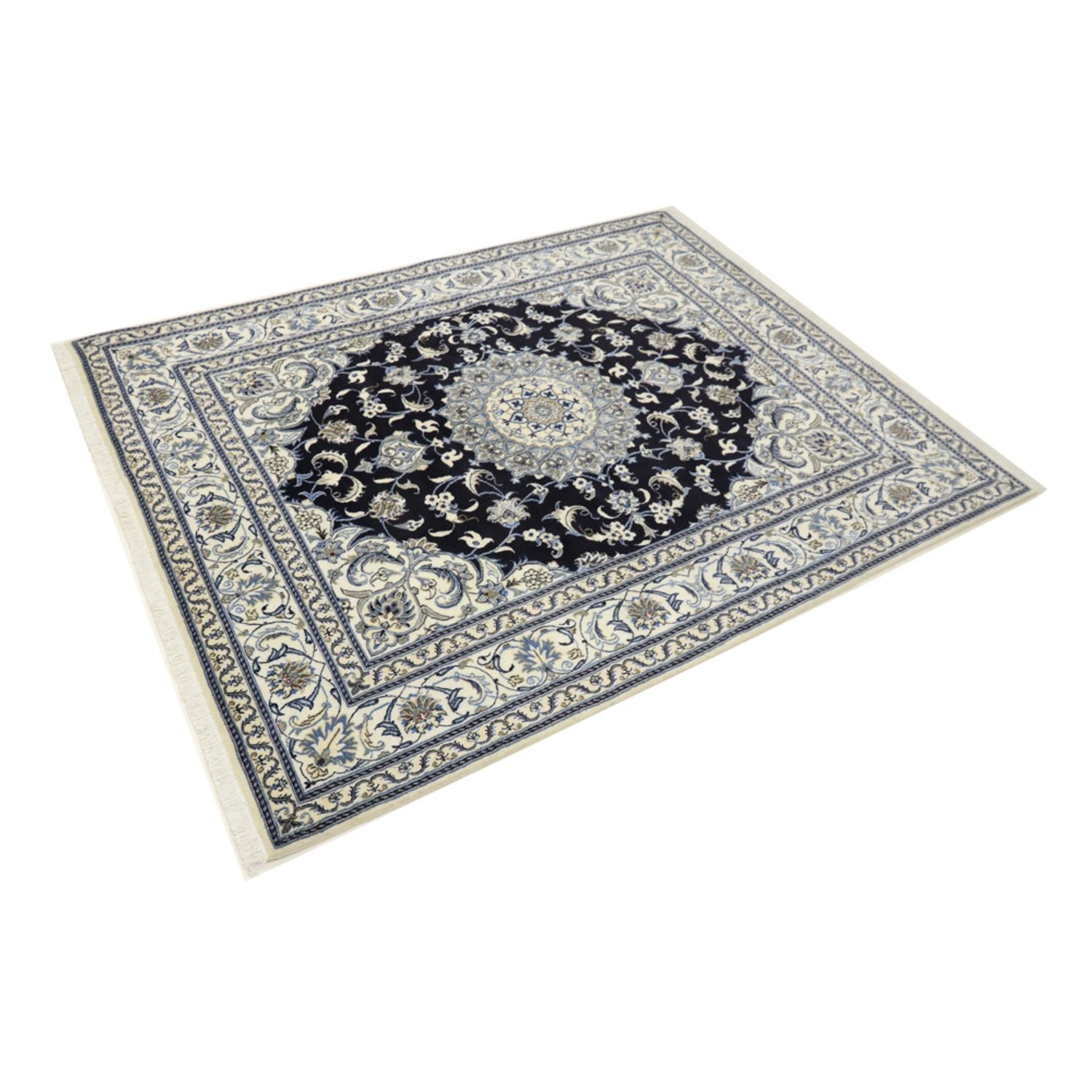 Tappeto Persero - Nain - 250 x 197 cm - blu scuro