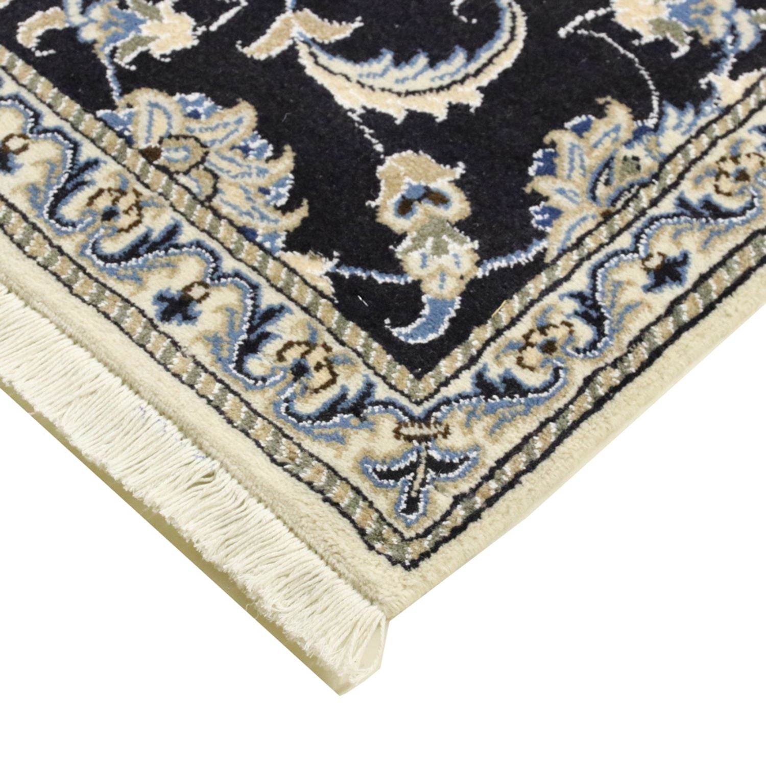 Tappeto corsia Tappeto Persero - Nain - 394 x 79 cm - blu scuro