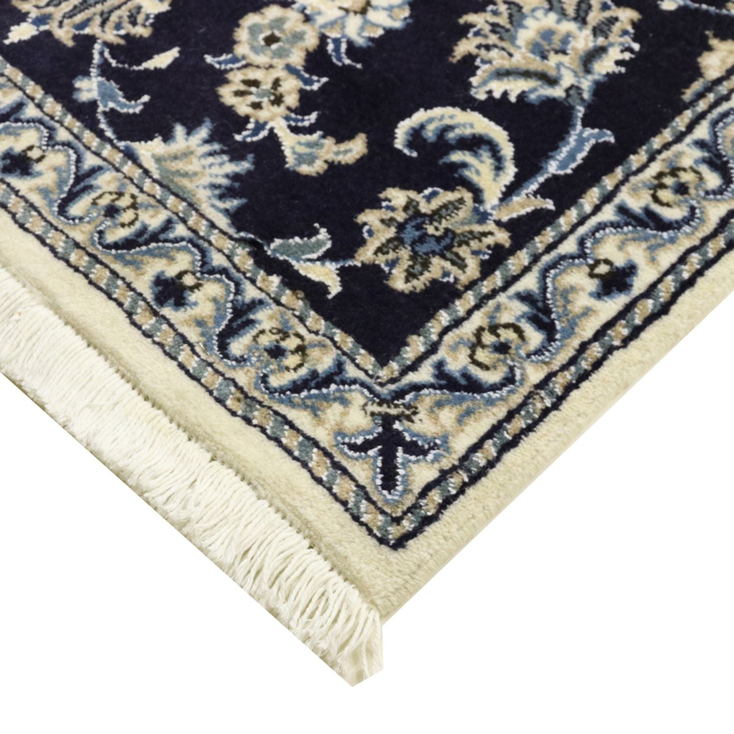 Tappeto corsia Tappeto Persero - Nain - 383 x 76 cm - blu scuro