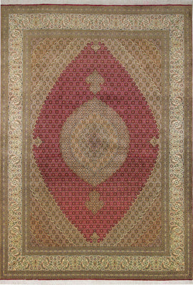 Perserteppich - Täbriz - Royal - 360 x 248 cm - rot