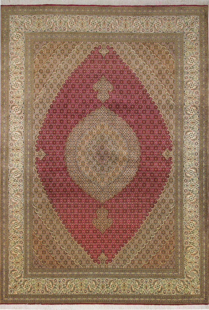 Perserteppich - Täbriz - Royal - 360 x 248 cm - rot