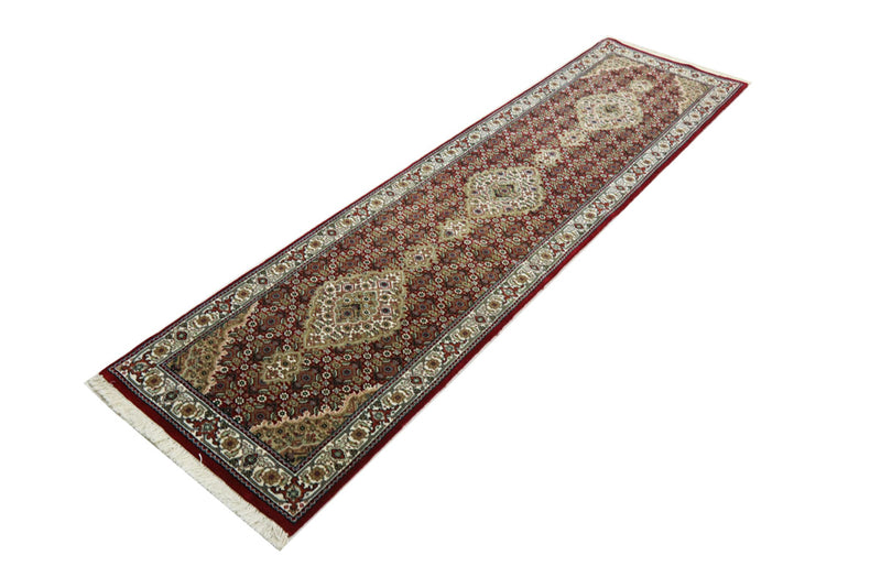 Läufer Orient - Täbriz - 302 x 80 cm - dunkelbeige