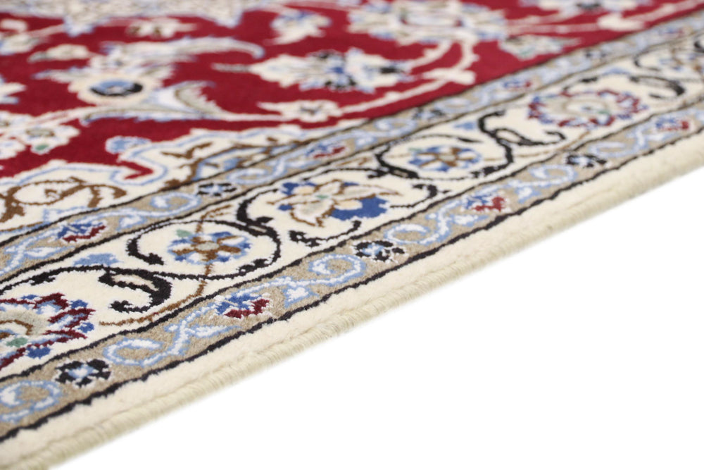 Perserteppich - Nain - 180 x 118 cm - rot