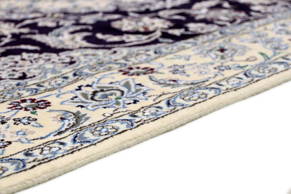 Perserteppich - Nain - 246 x 154 cm - dunkelblau