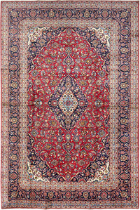 Perserteppich - Keshan - 360 x 245 cm - rot