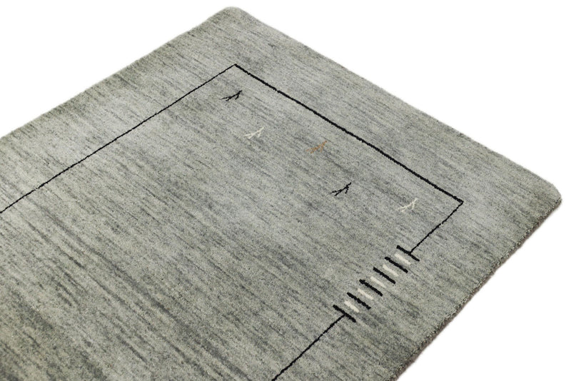 Läufer Gabbeh - Loribaft Softy - 203 x 83 cm - grau