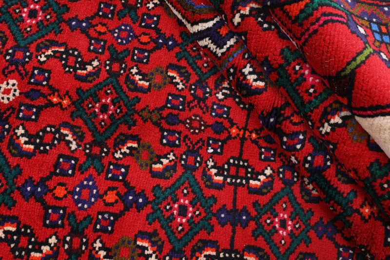 Perserteppich - Nomadic - 295 x 200 cm - dunkelrot