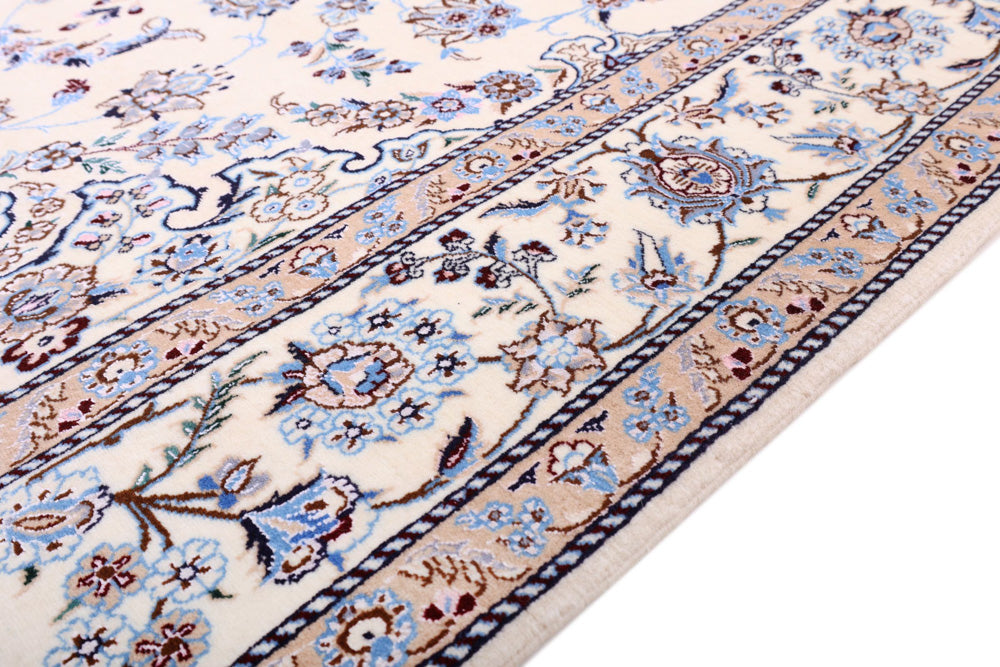 Perserteppich - Nain - Premium - 235 x 147 cm - creme