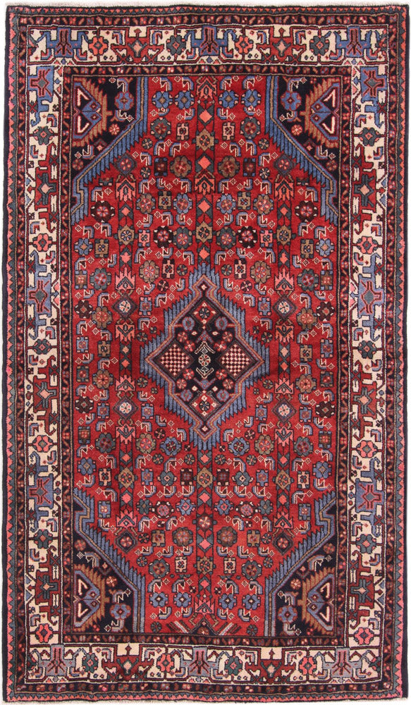 Perserteppich - Nomadic - 225 x 130 cm - dunkelrot