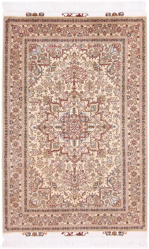 Perserteppich - Täbriz - Royal - 160 x 100 cm - hellbeige