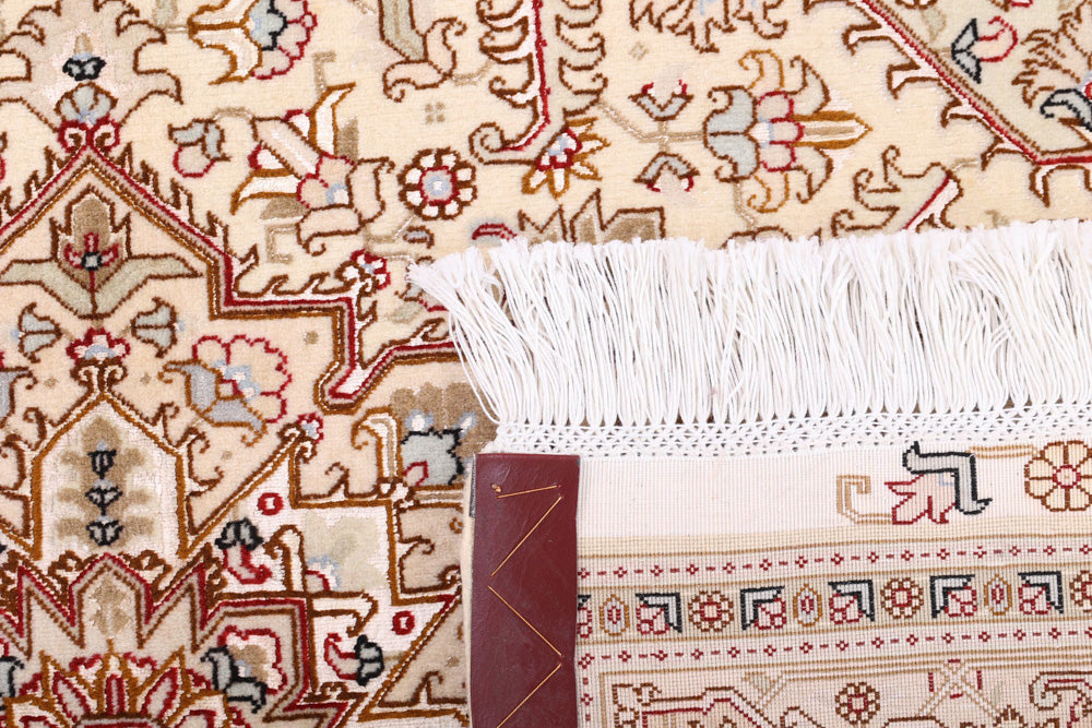 Perserteppich - Täbriz - Royal - 160 x 100 cm - hellbeige