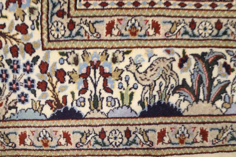 Perserteppich - Classic - 195 x 148 cm - dunkelbeige