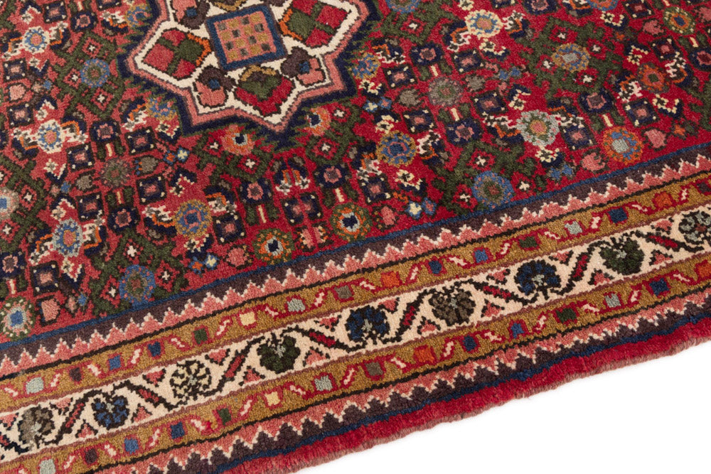 Perserteppich - Nomadic - 157 x 95 cm - dunkelrot