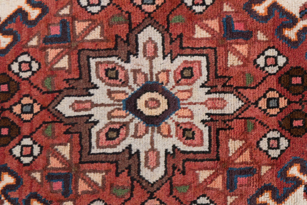 Perserteppich - Nomadic - 150 x 100 cm - dunkelrot