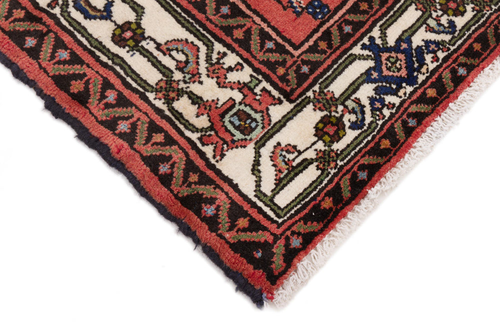 Perserteppich - Nomadic - 140 x 120 cm - dunkelrot