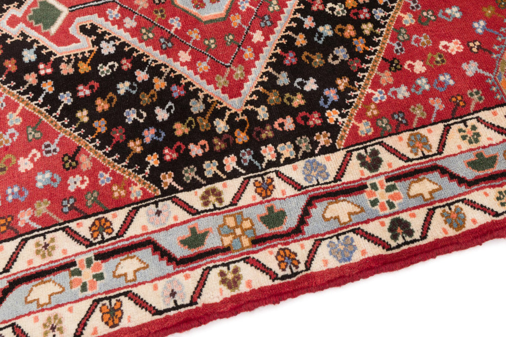 Perserteppich - Nomadic - 130 x 105 cm - mehrfarbig