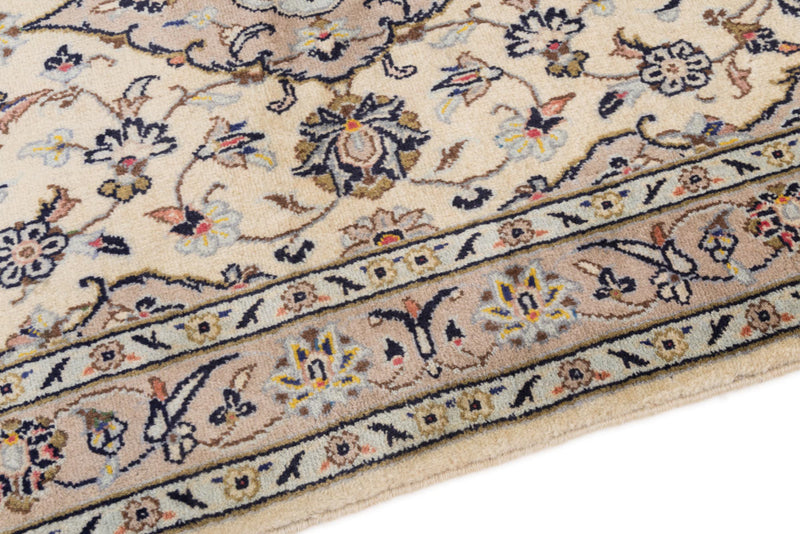 Perserteppich - Keshan - 155 x 95 cm - hellbeige