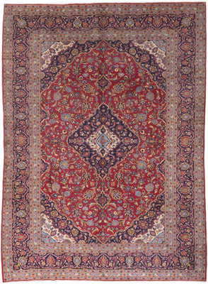 Perserteppich - Keshan - 340 x 250 cm - rot